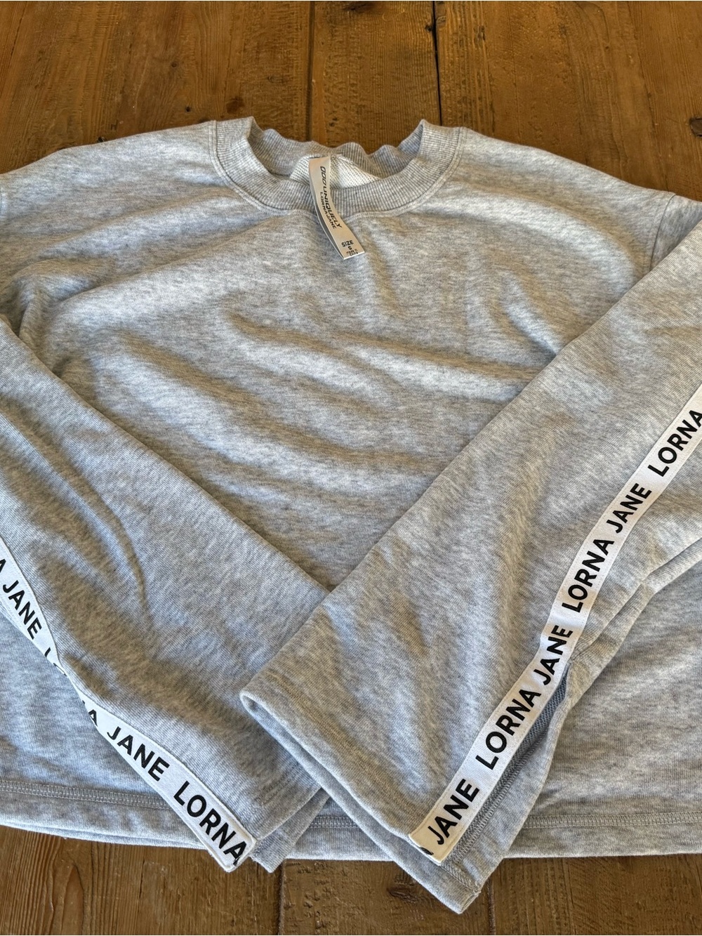 Lorna Jane heather grey sweatshirt- Size Small